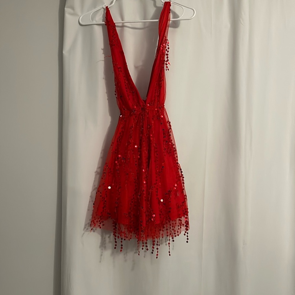 Sequence mini hoco dress
